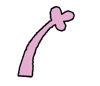 Left button pressing paw